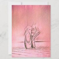 Rosa Ballettschuhe Eleganter Tänzer