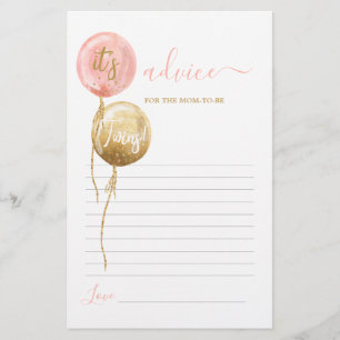 Rosa Ballons Zwillinge Ratschläge für die Mama als