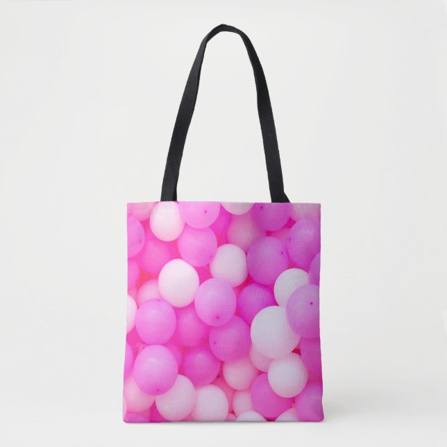 Rosa Balloons festes Hintergrunddesign. (Vorderseite)