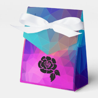 ROSA-BALLOTINS MIT SCHWARZER ROSE GESCHENKSCHACHTEL