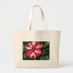 Rosa Balsam Blume Jumbo Stoffbeutel