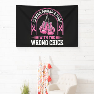 Rosa Band Brustkrebsbewusstsein Rosa Kampf Banner