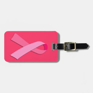 Rosa Band Gepäckanhänger