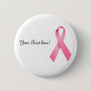 Rosa Band-Knopf Button