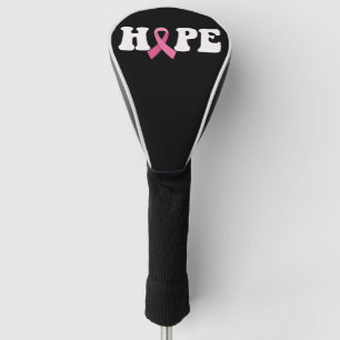 Rosa Band Krebsbewusstsein Brustkrebs Hoffnung Golf Headcover