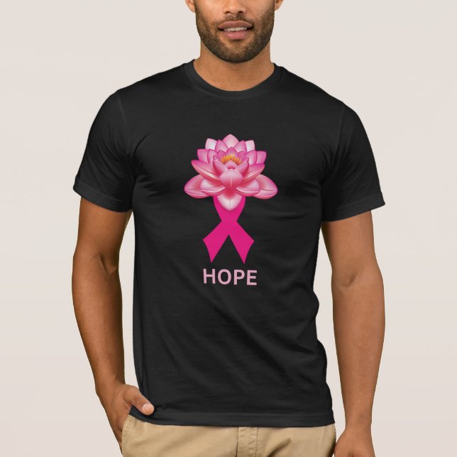 Rosa Band mit Lotus Hope T-Shirt (Vorderseite)