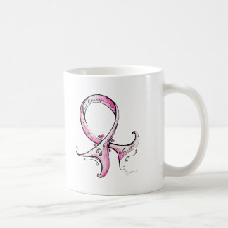 Rosa Band Tasse