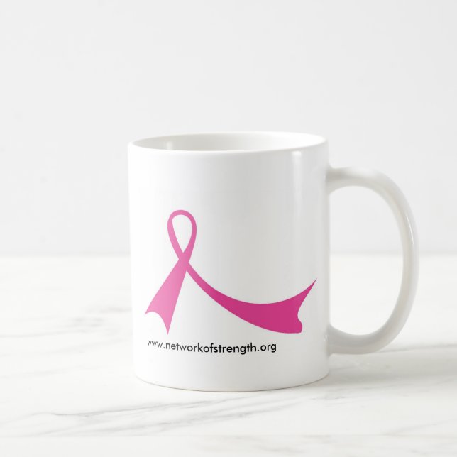 Rosa Band-Tasse Tasse (Rechts)