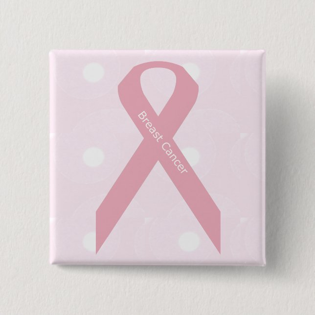 Rosa Bandknopf Button (Vorderseite)