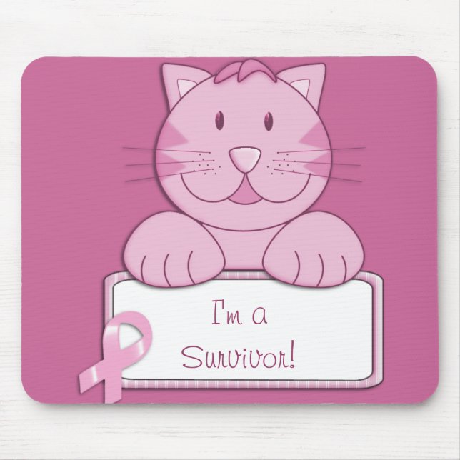 Rosa Bandüberlebender KRW Mousepad (Vorne)