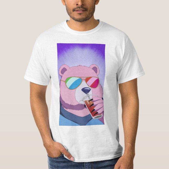 Rosa Bär T-Shirt (Vorderseite)