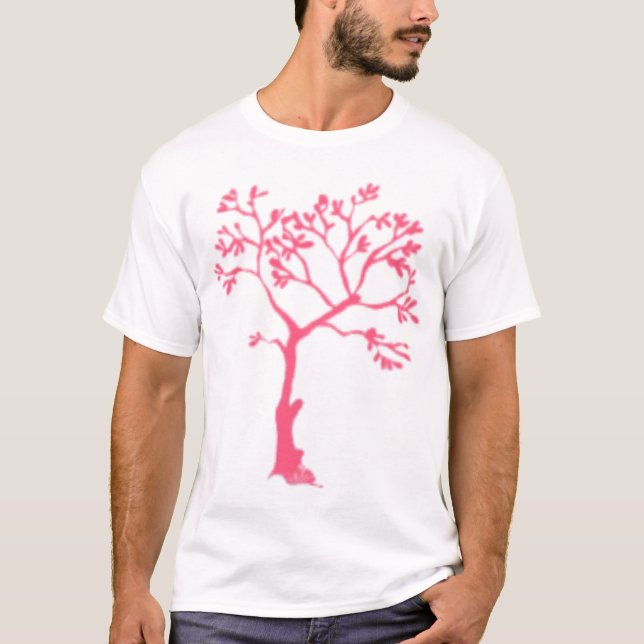 Rosa Baum T-Shirt (Vorderseite)