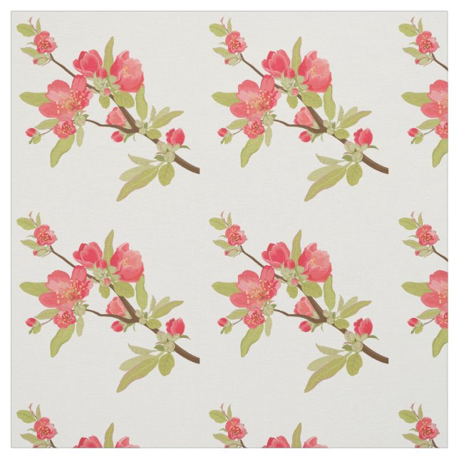 rosa Baumblüten - Eigenes Gewebe Stoff (Muster)