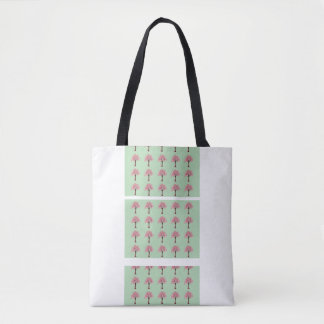 Rosa Bäume Muster-Tasche