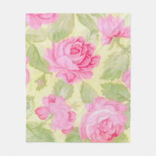 Rosa Beauties Fleece Blanket