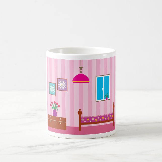 Rosa Bedroom-Tasse Kaffeetasse (Von Creator hochgeladen)