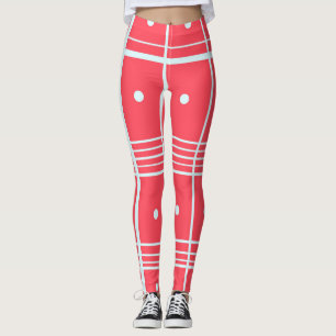 Rosa bedruckte Leggings