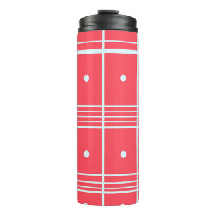 Rosa bedruckter Thermotumbler Thermosbecher