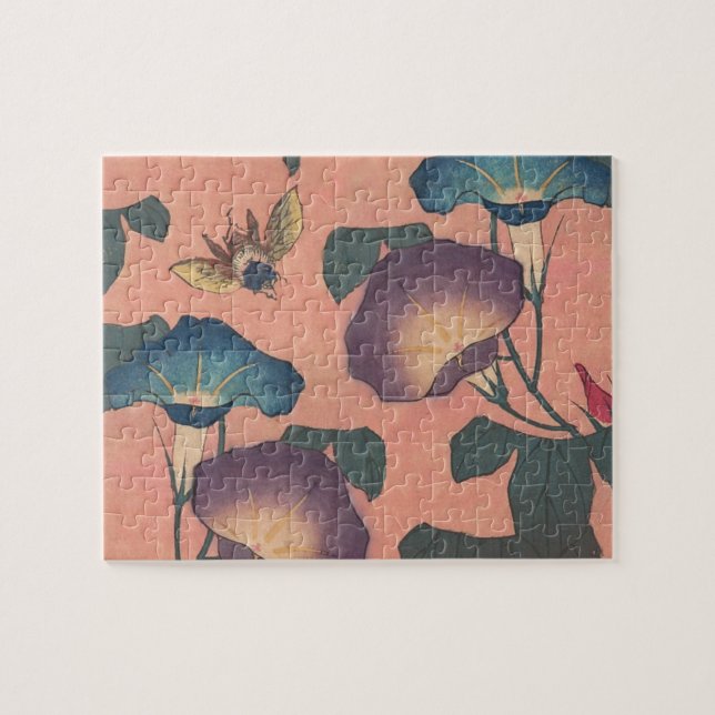 Rosa Bee Blume Classic Hokusai Art Puzzle (Horizontal)