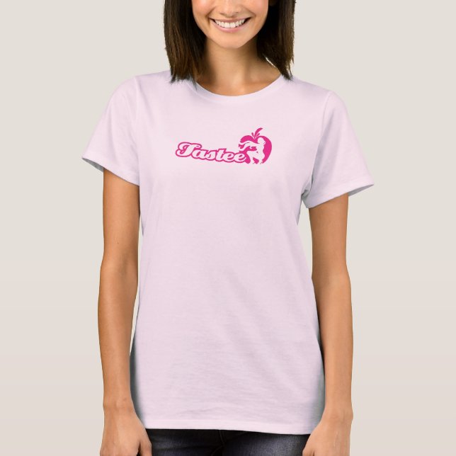 Rosa Behälter mit rosa Logo T-Shirt (Vorderseite)