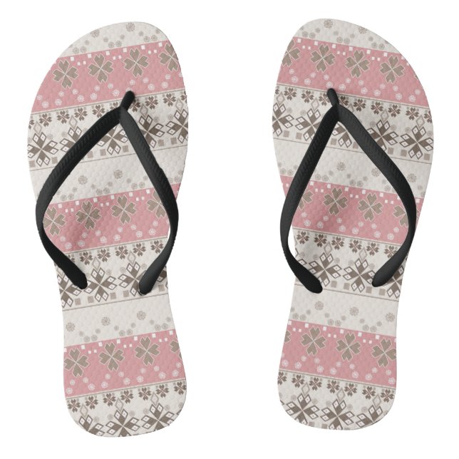 Rosa-beige Einrichtung Flip Flops (Fußbett)