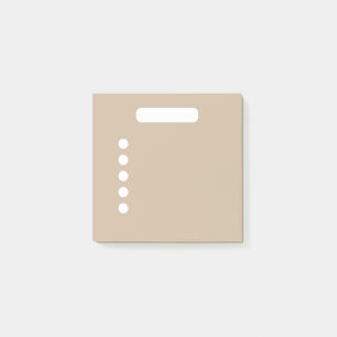 Rosa Beige To-Do-Liste Post-it Klebezettel