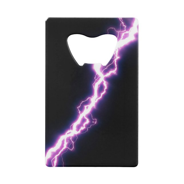 Rosa Beleuchtung Kreditkarten Flaschenöffner (Vorderseite)