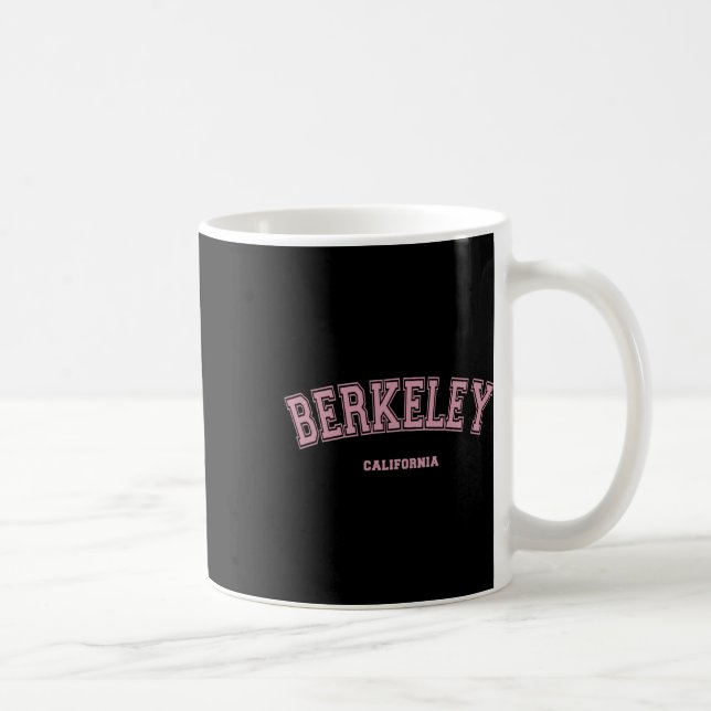Rosa Berkeley California Ca Universitätsstil Auf B Kaffeetasse (Rechts)