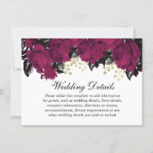 Rosa Berry Gold Marsala Blume Hochzeiten Details