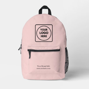 Rosa Berufliches Firmenlogo Bedruckter Rucksack