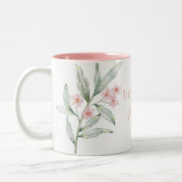 Rosa Beste Mutter überhaupt - Kaffeetasse, Muttert Zweifarbige Tasse
