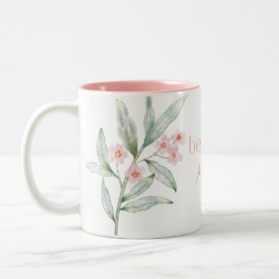 Rosa Beste Mutter überhaupt - Kaffeetasse, Muttert Zweifarbige Tasse