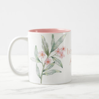 Rosa Beste Mutter überhaupt - Kaffeetasse, Muttert Zweifarbige Tasse