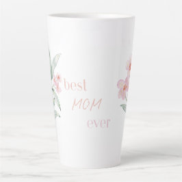 Rosa Beste Mutter überhaupt - Latte-Tasse, Muttert Milchtasse