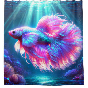 Rosa Betta Duschvorhang