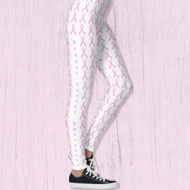 Rosa Bewusstseins-Schleife Leggings (Pink Awareness Ribbon Leggings)