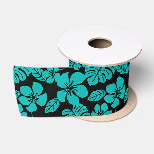 ROSA BIKINI (SCHWARZ/TEAL) SATINBAND