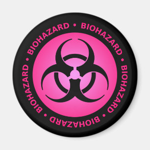 Rosa Biogefährdung Magnet