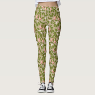 Rosa Birnen (hellbraun) Leggings