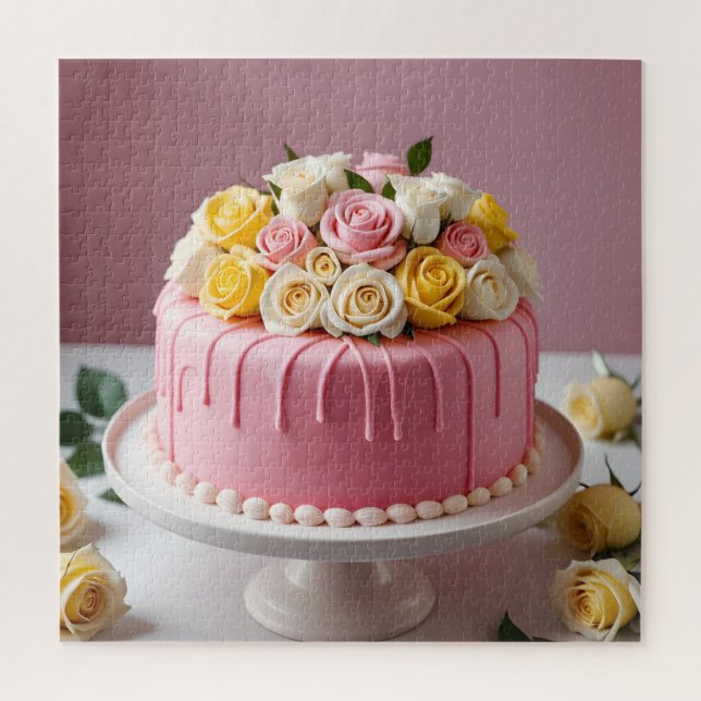Rosa Birthday Cake Puzzle (Vertikal)