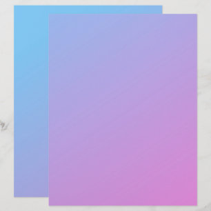 Rosa bis blau Ombre Gerecycelt Kunsthandwerk