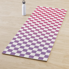 Rosa bis Lila Ombré Prüfmuster Yogamatte
