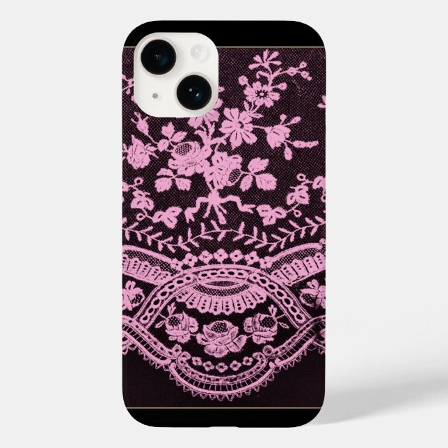 Rosa Bläschen Case-Mate iPhone Hülle (Rückseite)