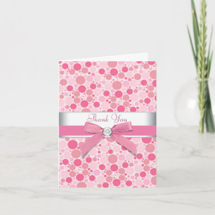 Rosa Blasen Rosa Dankeskarten Dankeskarte