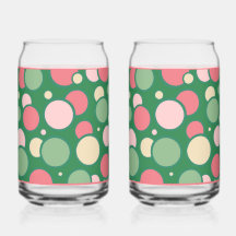 Rosa Blasen Soda Glas