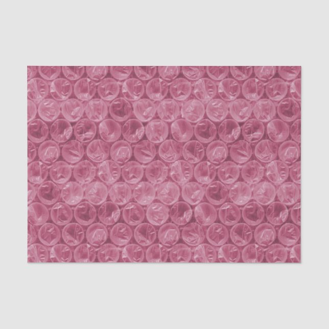 Rosa Blasenverpackungsmuster Seidenpapier (Vorderseite)