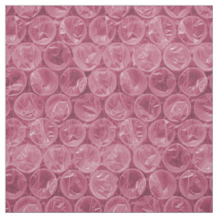 Rosa Blasenverpackungsmuster Stoff