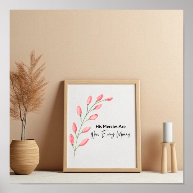 Rosa Bläserbibel Verse auf der Grundlage der Erklä Poster (Vorne)