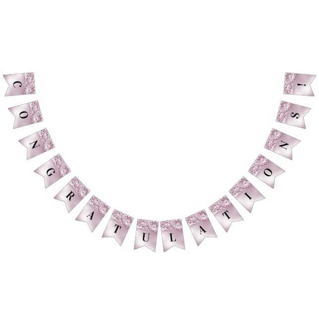 Rosa Bläserenjagdflagge Wimpelkette (Alle)