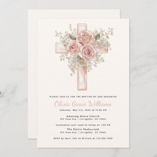 Rosa Bläserkreuz - Einladung